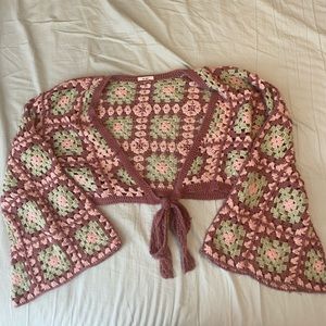 Francesca’s crochet sweater